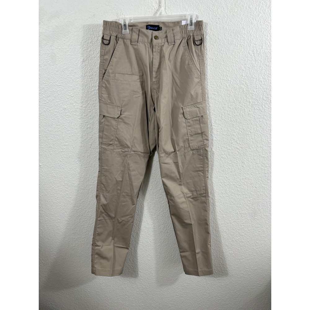 Galls Tac Force Tactical Pants Mens 30x34 Khaki Cargo Ripstop TR2597 Utility‎